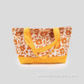 Orange Large Capacity Canvas Handbag